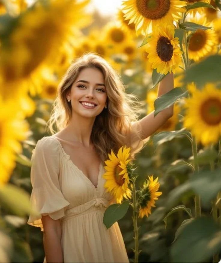 girl in sunflowers — фото 3