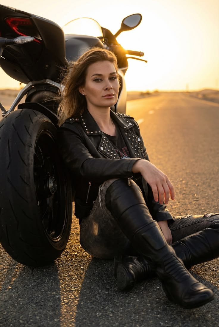 girls on motorcycles — фото 5
